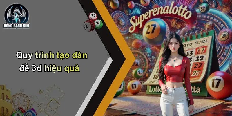 Quy trình tạo dàn đề 3d hiệu quả
