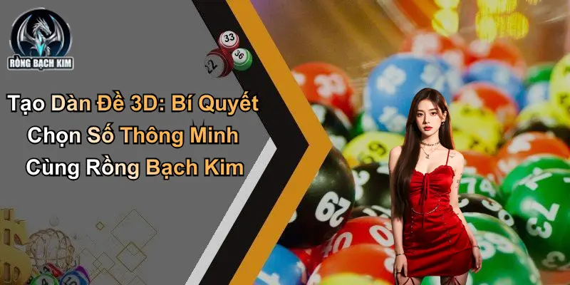 Tạo Dàn Đề 3D: Bí Quyết Chọn Số Thông Minh Từ Rồng Bạch Kim
