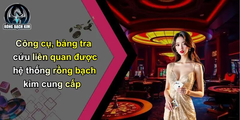 Công cụ, bảng tra cứu liên quan được hệ thống rồng bạch kim cung cấp